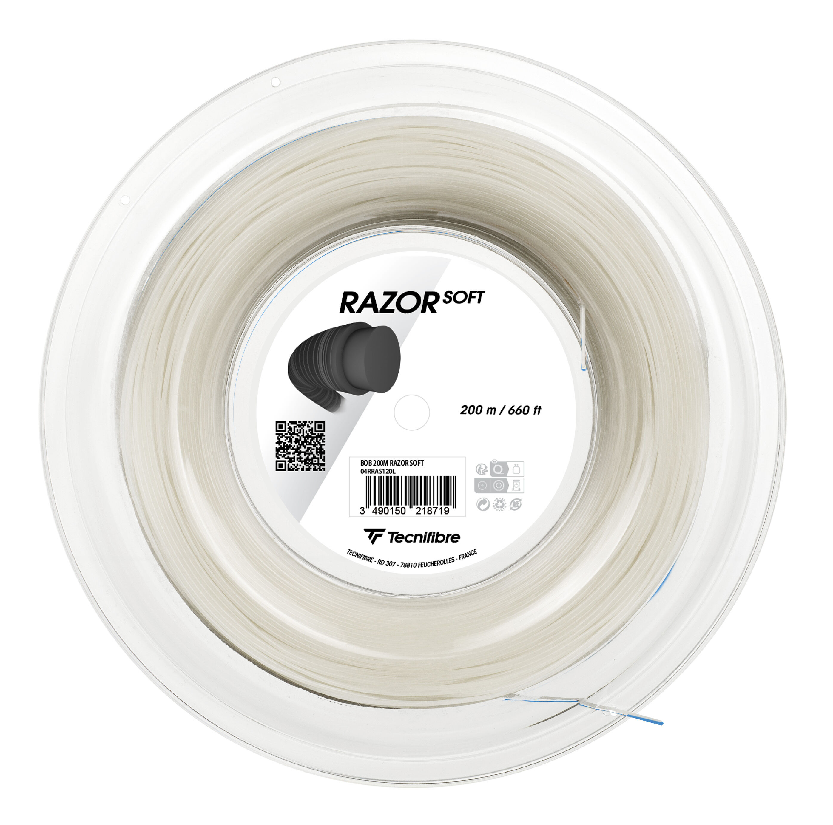 RAZOR SOFT WHITE 200M 1,20 REEL | Tecnifibre